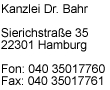 Kanzlei Dr. Bahr